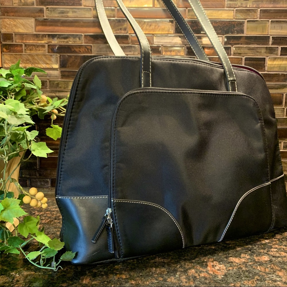 NWOT Black Laptop Work Tote